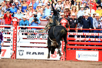 Cheyenne Friday Semi Finals Bull Riding (488) Sage Kimzey
