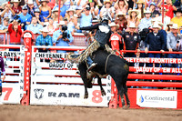Cheyenne Friday Semi Finals Bull Riding (487) Sage Kimzey