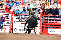 Cheyenne Friday Semi Finals Bull Riding (483) Sage Kimzey