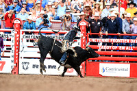Cheyenne Friday Semi Finals Bull Riding (482) Sage Kimzey