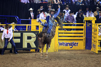 Round 1 Bareback Riding (164) Ty Breuer, Worth the Whiskey, Pete Carr