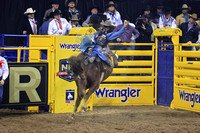 Round 1 Bareback Riding (165) Ty Breuer, Worth the Whiskey, Pete Carr