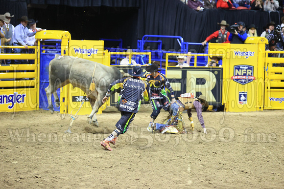 Round 3 Bull Riding (2522) Lukasey Morris, Brusta, Powder River
