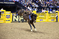 Round 2 Saddle Bronc (2449)  Wyatt Casper, Foul Motion, Beutler and Son