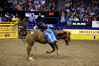 Round 1 Bareback Riding (314) Cole Reiner, Right On Cue, Rosser