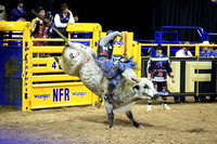 Round 6 Bull Riding (981) Tristen Hutchings, Caddyshack, Rocky Mountain, Winner
