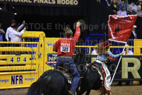 Round 1 Steer Wrestling (594) Nick Guy Victory Lap Winner