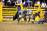 Round 2 Bull Riding (871)  Jeff Askey, Tool Box, Sankey and Phenom