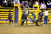 Round 2 Bull Riding (874)  Jeff Askey, Tool Box, Sankey and Phenom