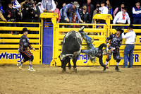 Round 2 Bull Riding (875)  Jeff Askey, Tool Box, Sankey and Phenom