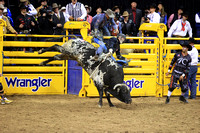 Round 2 Bull Riding (877)  Jeff Askey, Tool Box, Sankey and Phenom
