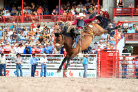 Cheyenne Friday Semi Finals Saddle Bronc (9)