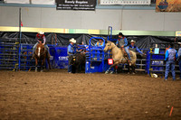 Great Falls College Rodeo Friday Perf Steer Wrestling