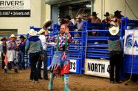 Great Falls College Rodeo Friday Perf Bull Riding First Section
