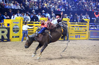 NFR  RD TWO (862) Bareback Riding Dean Thompson All Eyes on A&K Power River Rodeo