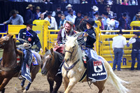 NFR  RD TWO (868) Bareback Riding Dean Thompson All Eyes on A&K Power River Rodeo