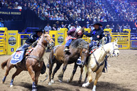 NFR  RD TWO (871) Bareback Riding Dean Thompson All Eyes on A&K Power River Rodeo