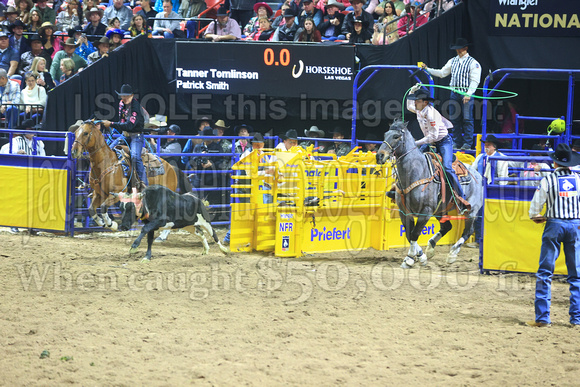 NFR 23 Rd Four (91) Team Roping
