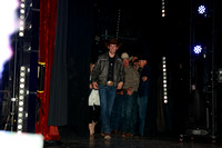 NFR RD Two Buckle Awards (567) Bull Riding  Jared Parsonage, 87.5 points on Barnes PRCA Rodeo 's Umm