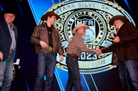 NFR RD Two Buckle Awards (581) Bull Riding  Jared Parsonage, 87.5 points on Barnes PRCA Rodeo 's Umm