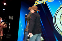 NFR 23 Rd Four (2227) Buckle Awards Bull Riding Ky Hamilton, 89 points on Bridwell Pro Rodeos 's Fred