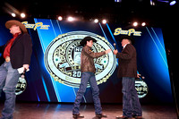 NFR 23 Rd Four (2232) Buckle Awards Bull Riding Ky Hamilton, 89 points on Bridwell Pro Rodeos 's Fred