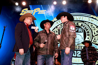 NFR 23 Rd Four (2241) Buckle Awards Bull Riding Ky Hamilton, 89 points on Bridwell Pro Rodeos 's Fred