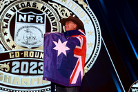 NFR 23 RD Seven Buckles (909) Bull Riding Seventh round 1. Ky Hamilton, 88 points on Duane Kesler 's Alberta Prime Devil's Advocate, $99,053