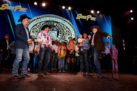 NFR RD Two Buckle Awards (262) Team roping