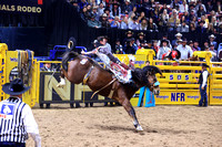 NFR  RD TWO (1089) Bareback Riding Kade Sonnier Bill Fick Top Egyptian Pickett Pro Rodeo