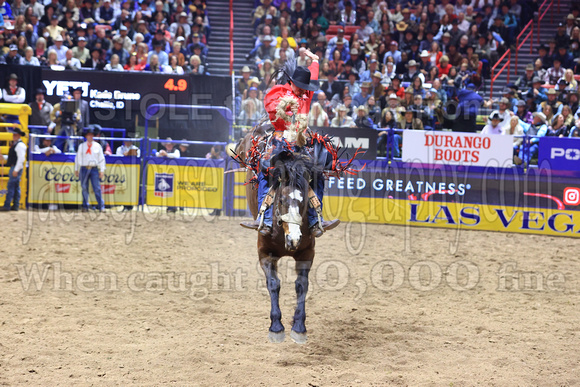 Round One 23' (1165) Saddle Broncs Kade Bruno Ragin Brookman Rodeo