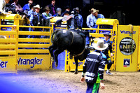 NFR 23 Round Three (3687) Bull Riding Cody Teel The Kracken Andrews Rodeo