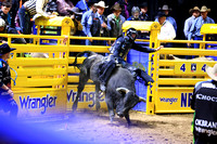 NFR 23 Round Three (3686) Bull Riding Cody Teel The Kracken Andrews Rodeo