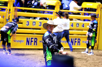NFR 23 Round Three (3684) Bull Riding Cody Teel The Kracken Andrews Rodeo