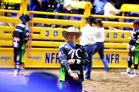NFR 23 Round Three (3683) Bull Riding Cody Teel The Kracken Andrews Rodeo