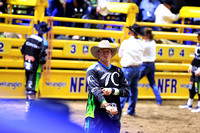 NFR 23 Round Three (3682) Bull Riding Cody Teel The Kracken Andrews Rodeo