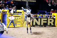 NFR RD Six (168) Bareback Tim O'Connell Time To Rock Bailey Pro Rodeo