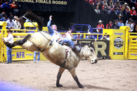 NFR RD Six (177) Bareback Tim O'Connell Time To Rock Bailey Pro Rodeo