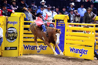 NFR  RD TWO (1103) Bareback Riding Leighton Berry Gander Goose  Championship Pro Rodeo
