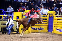 NFR  RD TWO (1104) Bareback Riding Leighton Berry Gander Goose  Championship Pro Rodeo