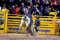 NFR 23 Round Three (3912) Bull Riding Jared Parsonage Trump Train Dakota Rodeo