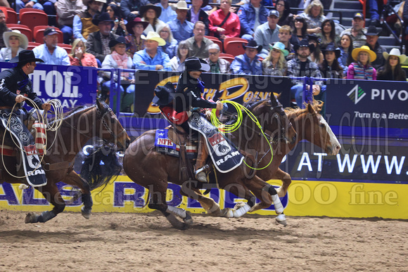 NFR  RD TWO (1113) Bareback Riding Leighton Berry Gander Goose  Championship Pro Rodeo  pickup men