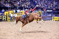 NFR  RD TWO (1109) Bareback Riding Leighton Berry Gander Goose  Championship Pro Rodeo