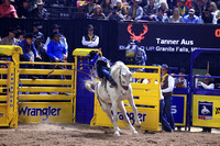 NFR 23 Round Three (613) Bareback Riding Tanner Aus Deep Springs Four Star Rodeo