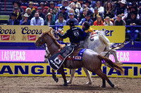 NFR 23 Round Three (626) Bareback Riding Tanner Aus Deep Springs Four Star Rodeo