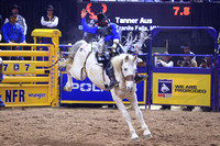 NFR 23 Round Three (620) Bareback Riding Tanner Aus Deep Springs Four Star Rodeo
