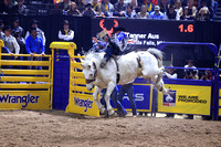 NFR 23 Round Three (615) Bareback Riding Tanner Aus Deep Springs Four Star Rodeo
