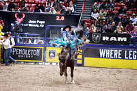 NFR RD Six (283) Bareback Jess Pope Sippin Firewater Harper & Morgan Rodeo Co