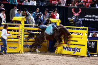 NFR RD Six (277) Bareback Jess Pope Sippin Firewater Harper & Morgan Rodeo Co