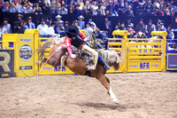 NFR  RD TWO (943) Bareback Riding Tanner Aus  Dixies Gravy KorKow Rodeo